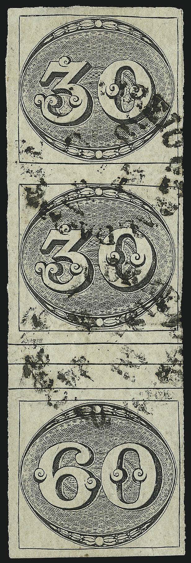 The Brazil Pack Strip — Siegel Auction Galleries